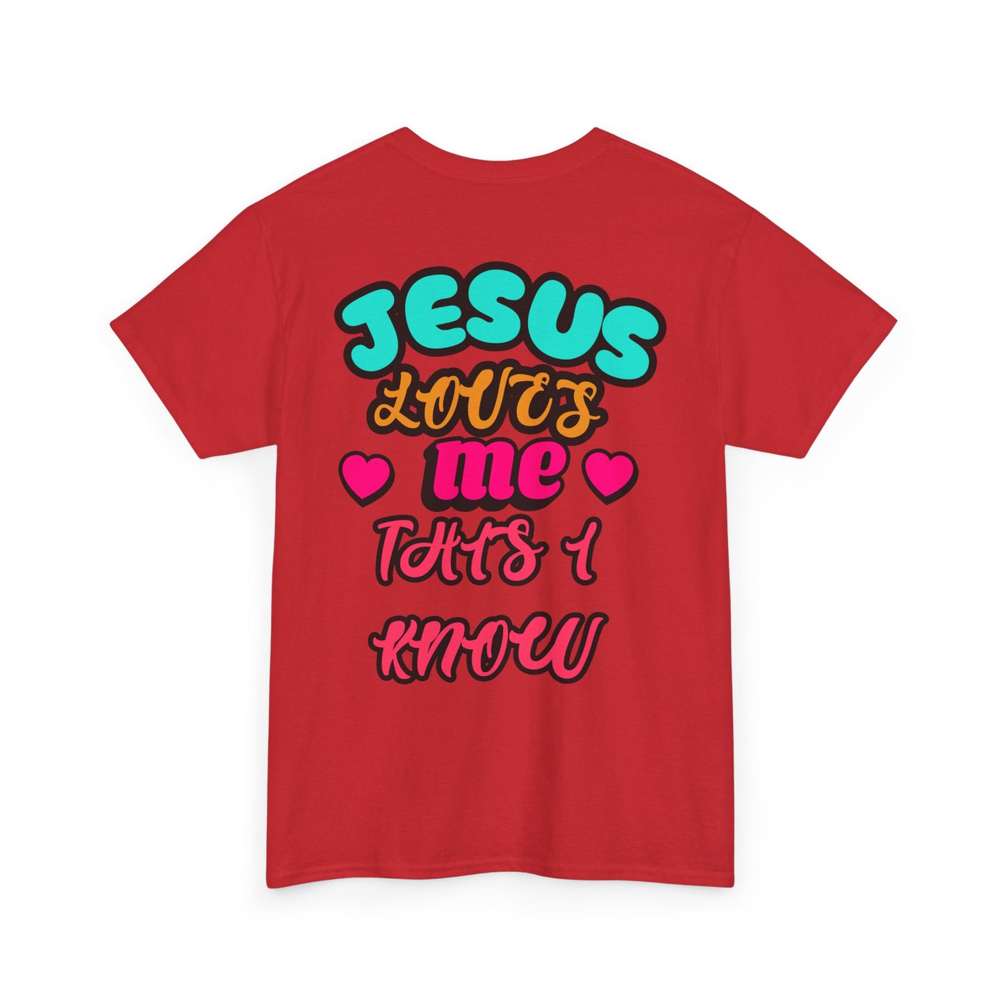 Jesus Loves Me Unisex Heavy Cotton Tee - Faith-Inspired Casual Wear