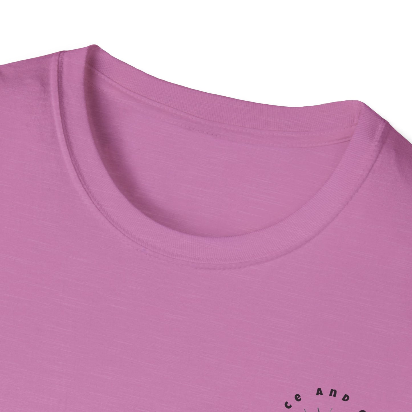 Inspirational Unisex Softstyle T-Shirt - 'Only in God Will You Find True Happiness'