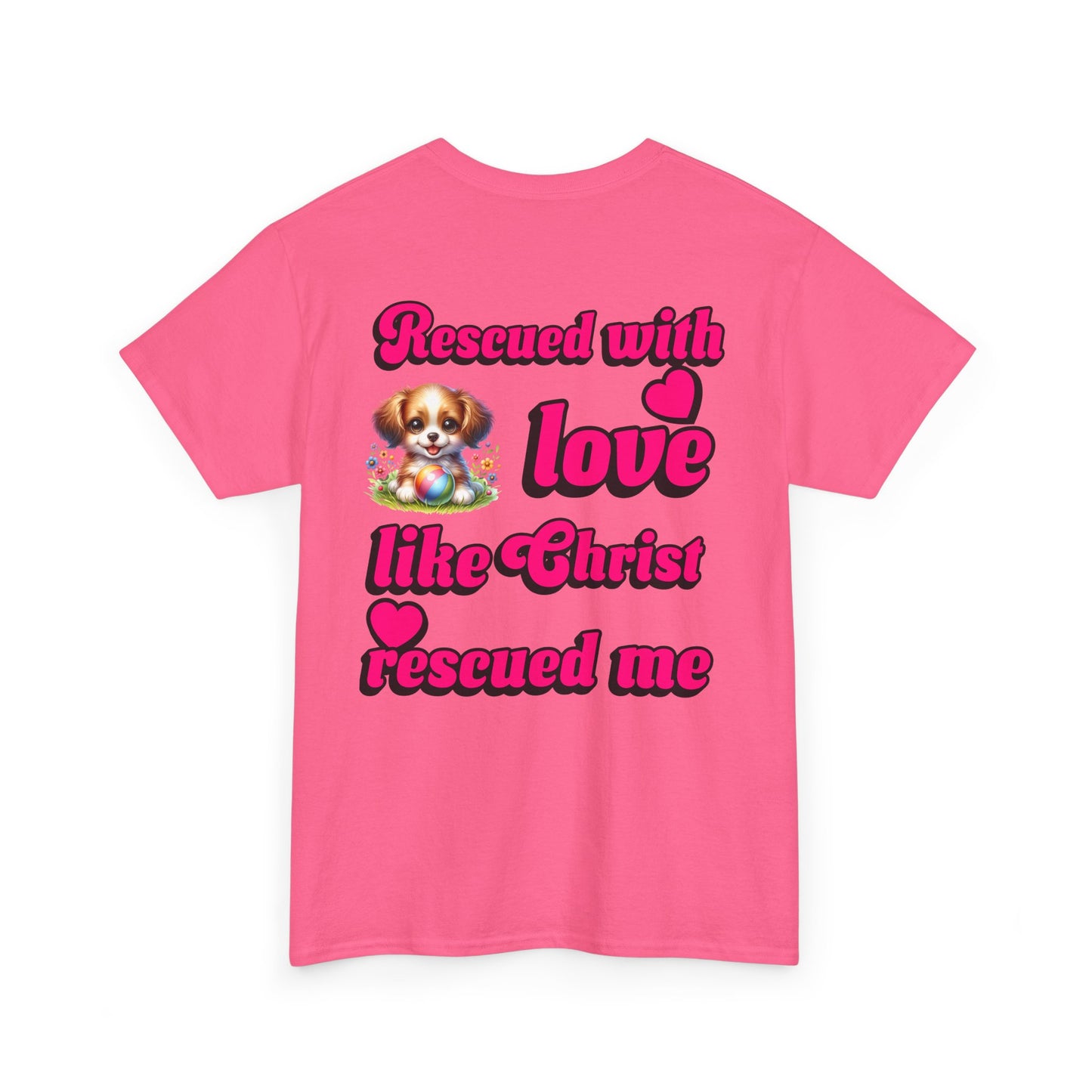 Rescue Love Unisex Heavy Cotton Tee - Celebrate Compassion & Faith