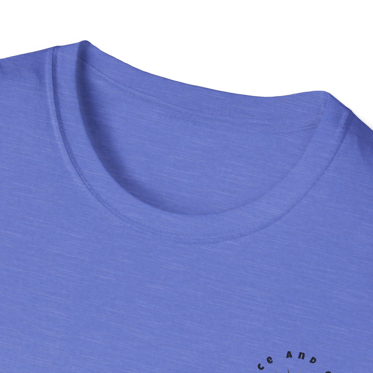 Inspirational Unisex Softstyle T-Shirt - 'Only in God Will You Find True Happiness'