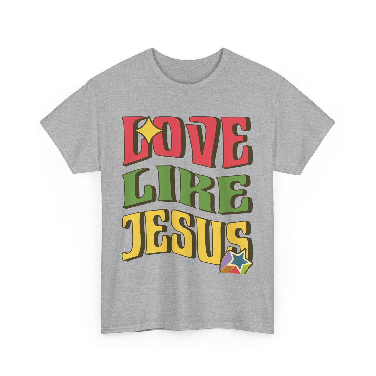Love Like Jesus Unisex Heavy Cotton Tee - Inspirational Graphic T-Shirt