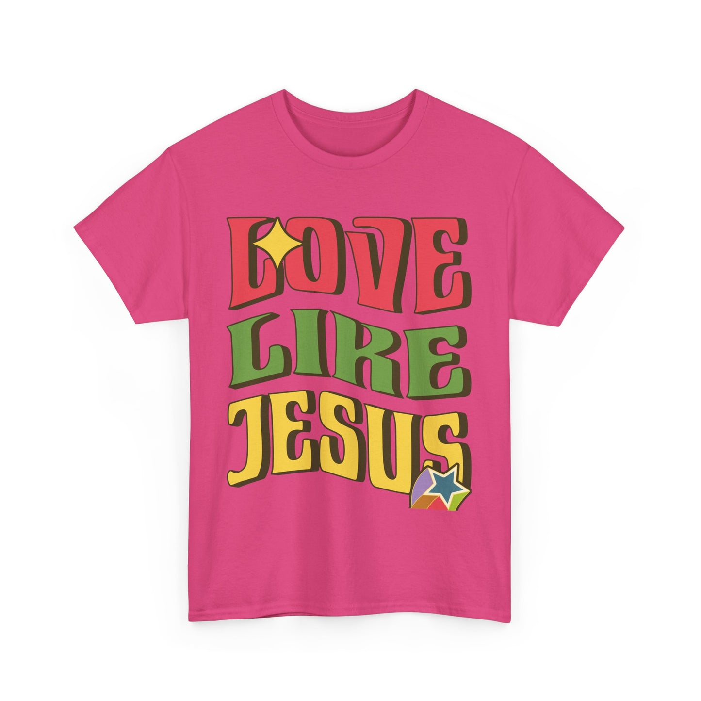Love Like Jesus Unisex Heavy Cotton Tee - Inspirational Graphic T-Shirt