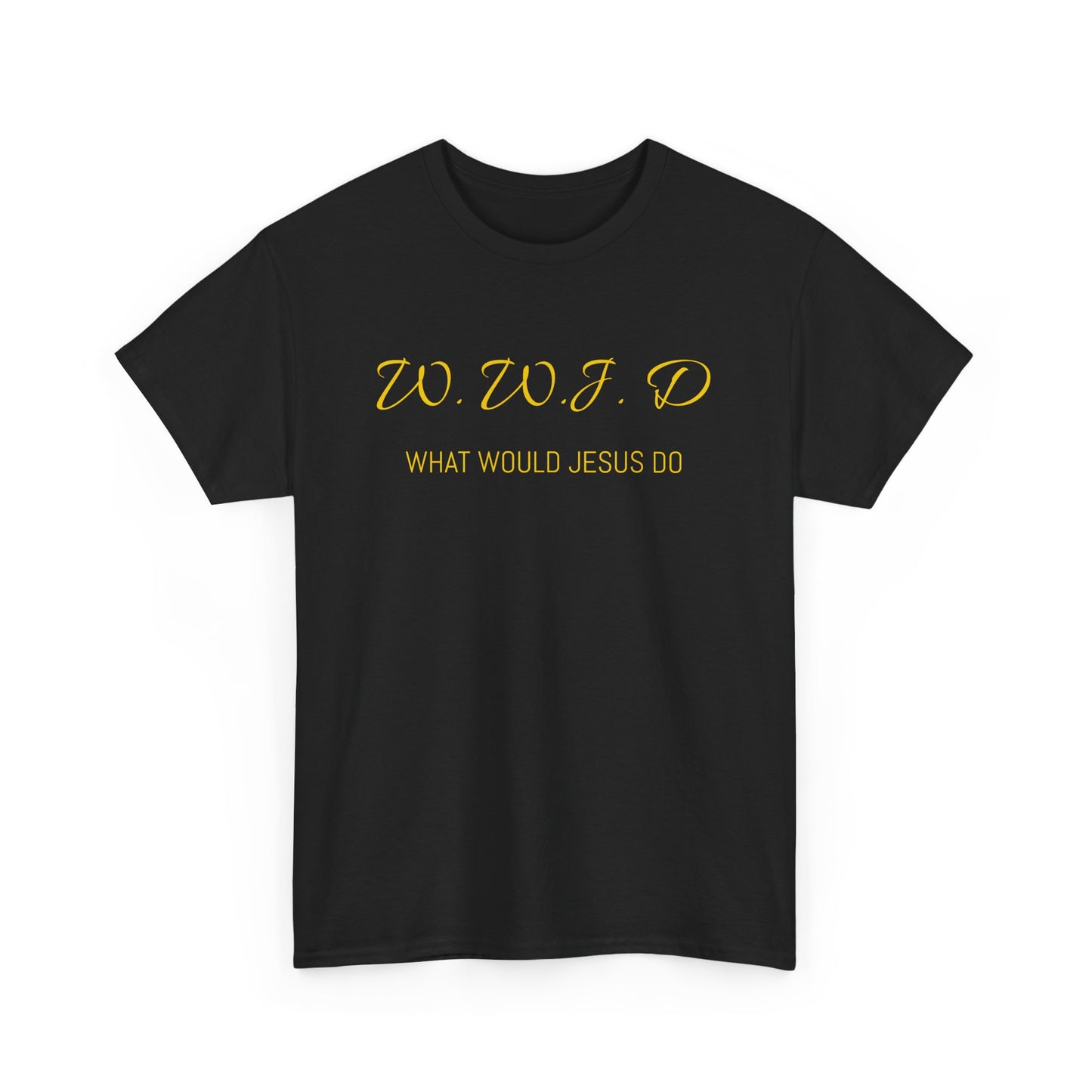 Unisex Heavy Cotton Tee - W.W.J.D. (What Would Jesus Do)