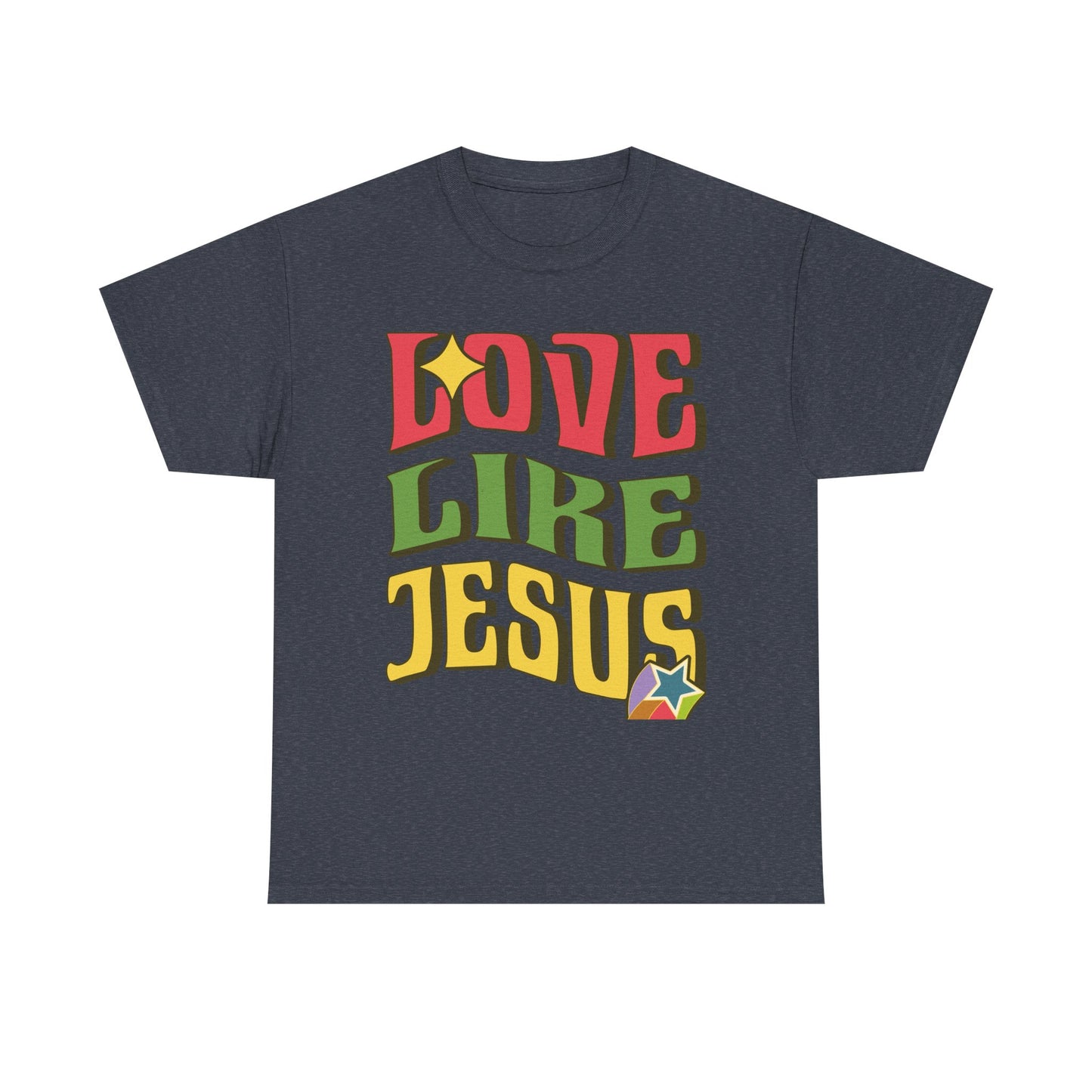 Love Like Jesus Unisex Heavy Cotton Tee - Inspirational Graphic T-Shirt