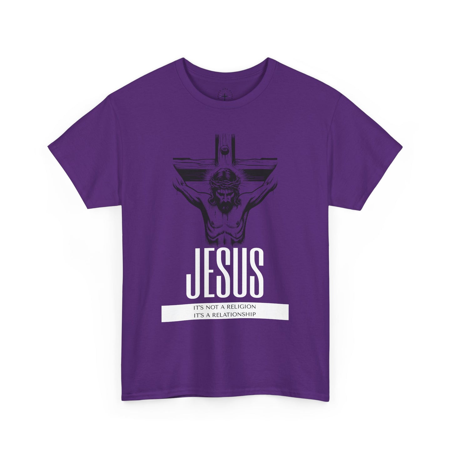 Unisex Heavy Cotton Tee - "It's Not a Religion, It's a Relationship" Graphic Tee
