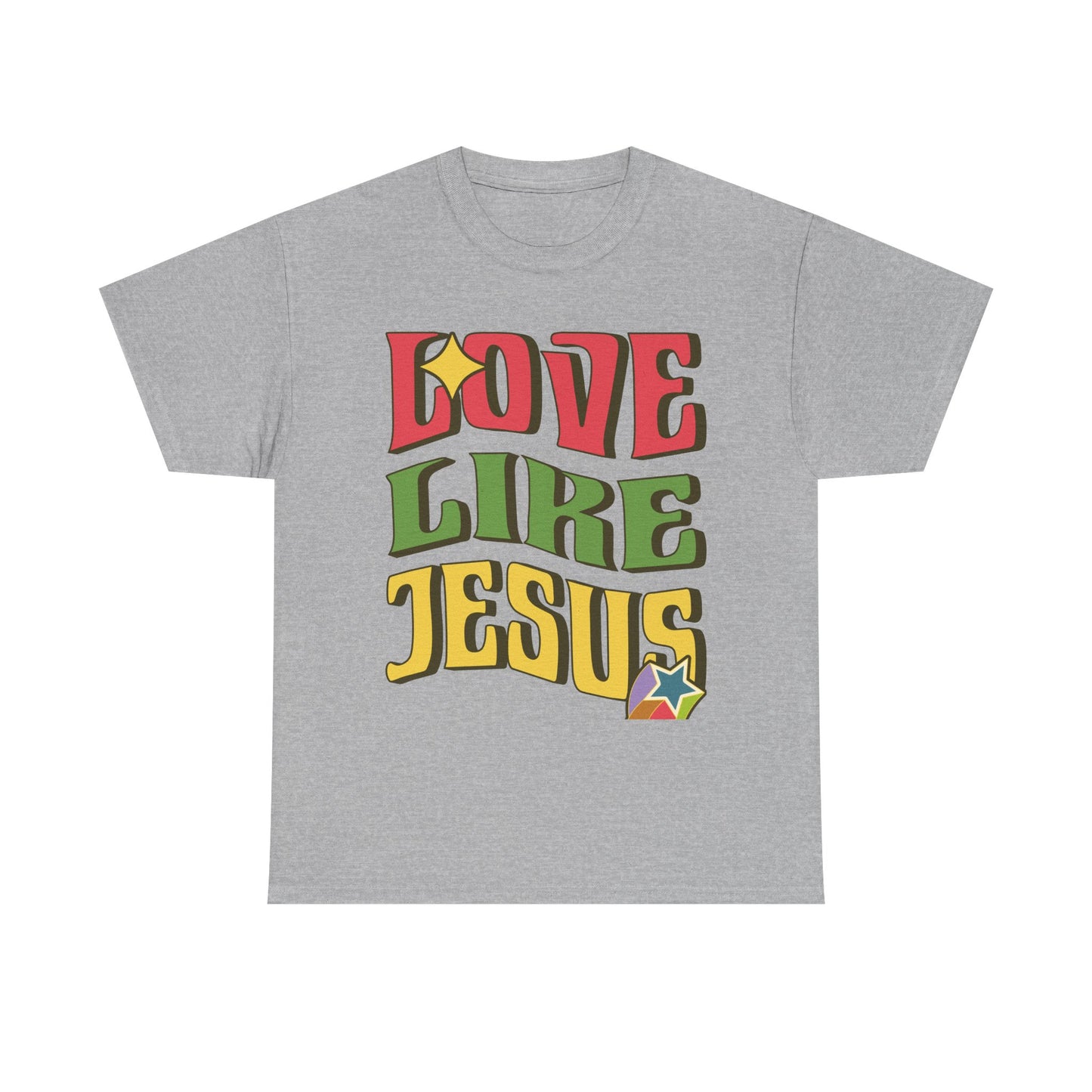 Love Like Jesus Unisex Heavy Cotton Tee - Inspirational Graphic T-Shirt