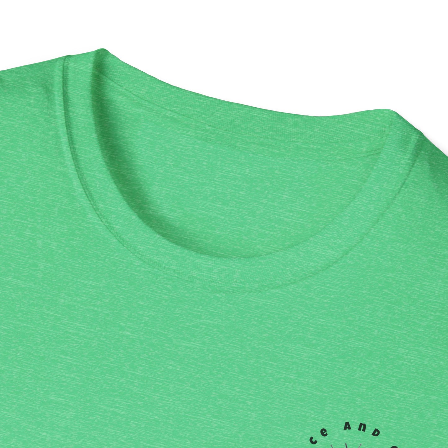 Inspirational Unisex Softstyle T-Shirt - 'Only in God Will You Find True Happiness'