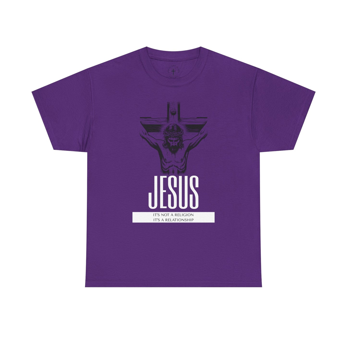 Unisex Heavy Cotton Tee - "It's Not a Religion, It's a Relationship" Graphic Tee