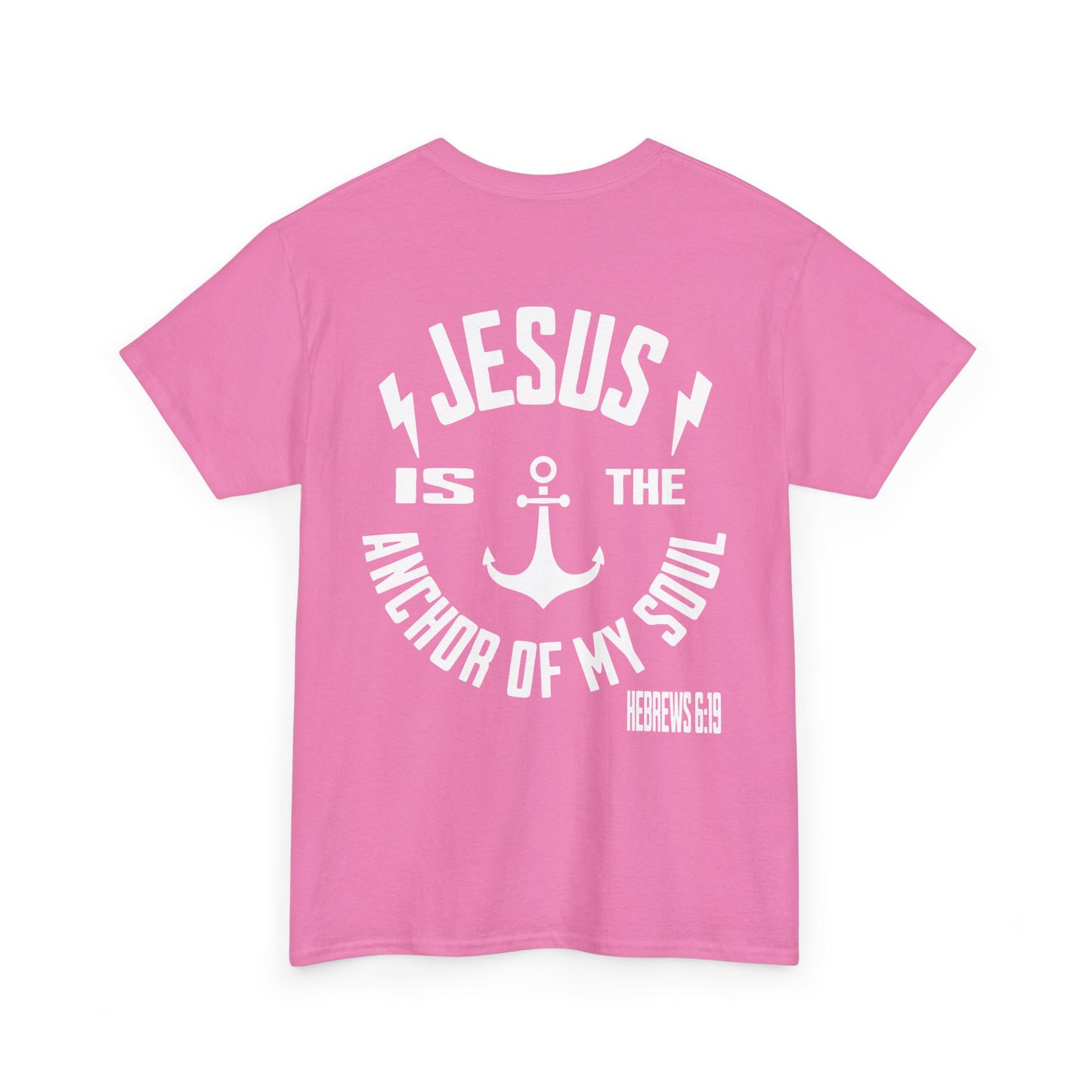 Inspirational Christian Unisex Heavy Cotton Tee - Jesus is the Anchor of My Soul