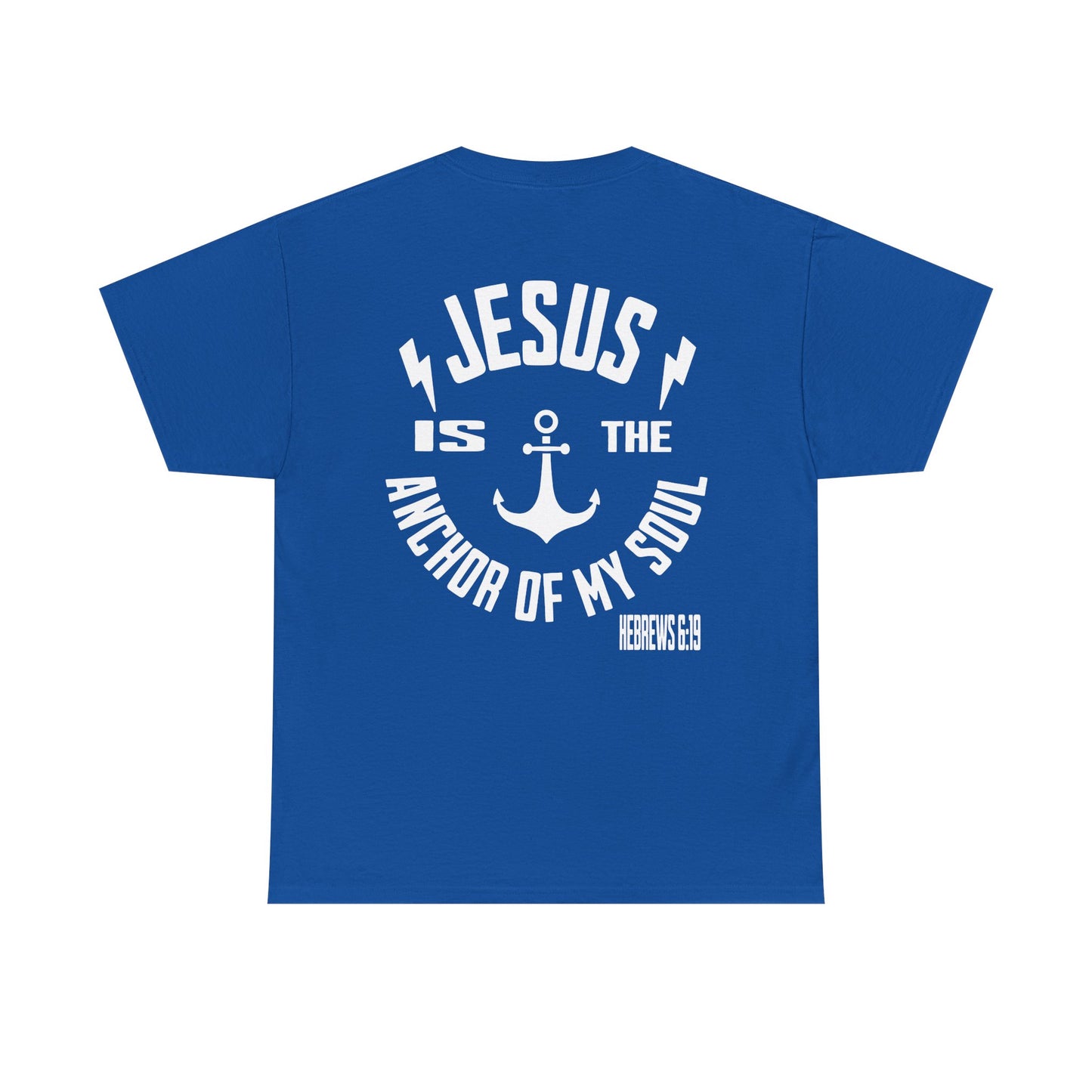 Inspirational Christian Unisex Heavy Cotton Tee - Jesus is the Anchor of My Soul
