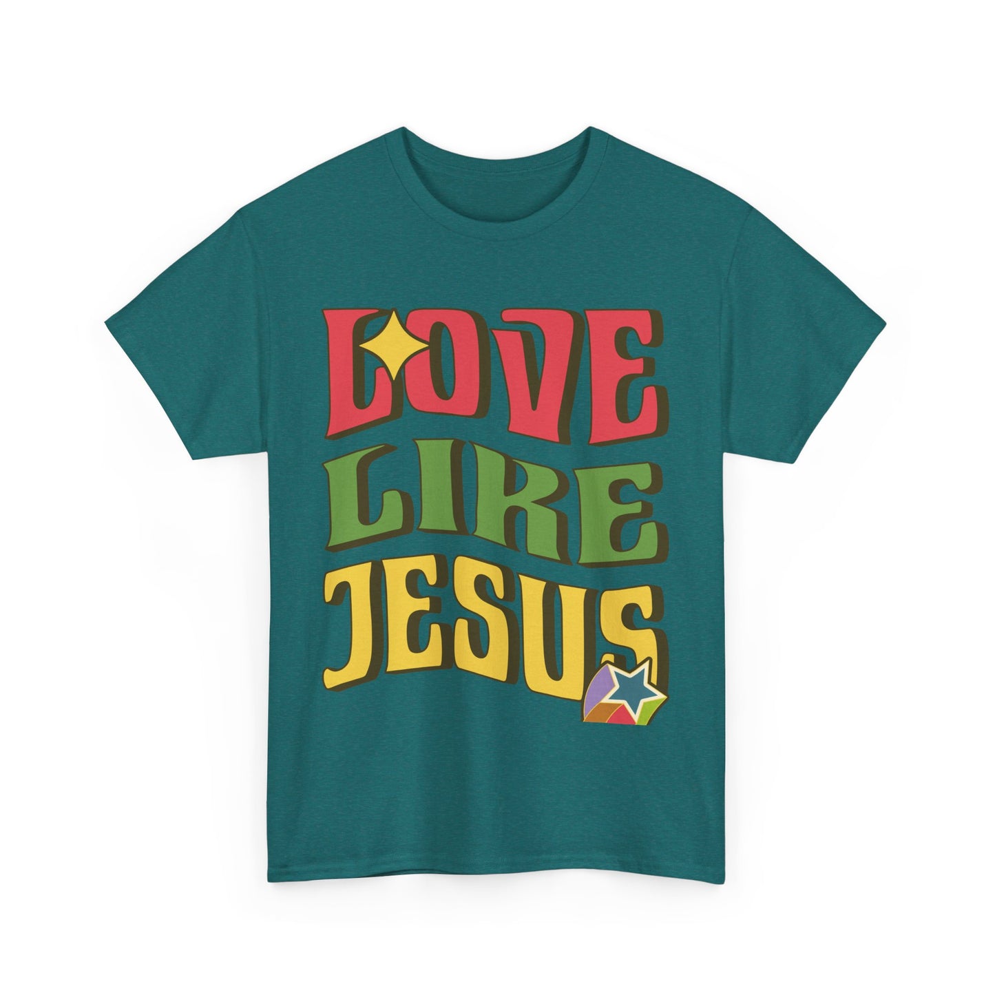 Love Like Jesus Unisex Heavy Cotton Tee - Inspirational Graphic T-Shirt