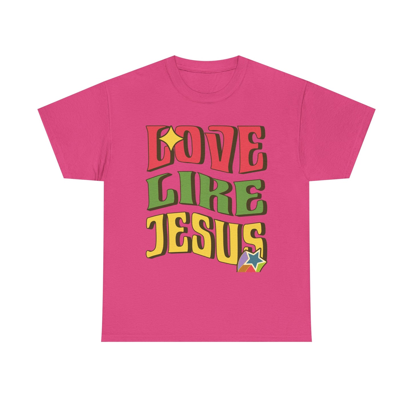 Love Like Jesus Unisex Heavy Cotton Tee - Inspirational Graphic T-Shirt
