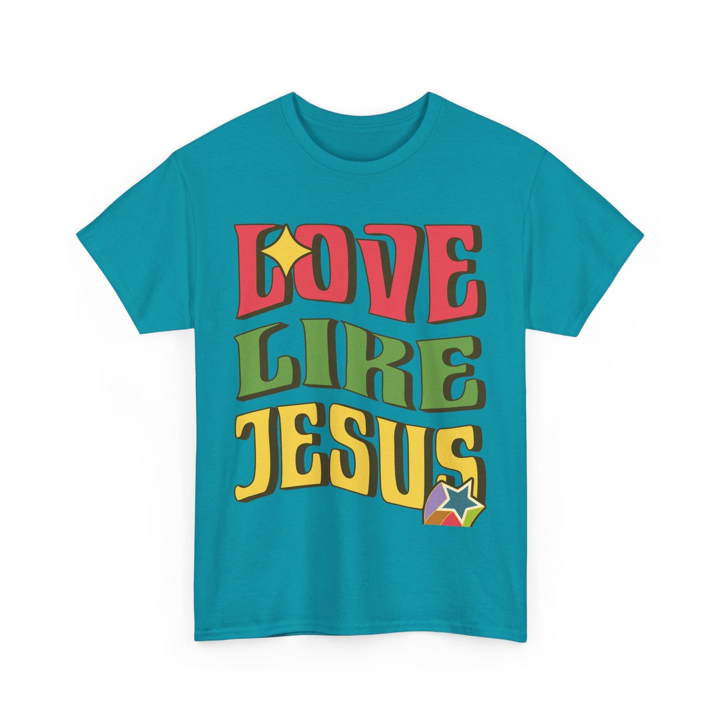 Love Like Jesus Unisex Heavy Cotton Tee - Inspirational Graphic T-Shirt