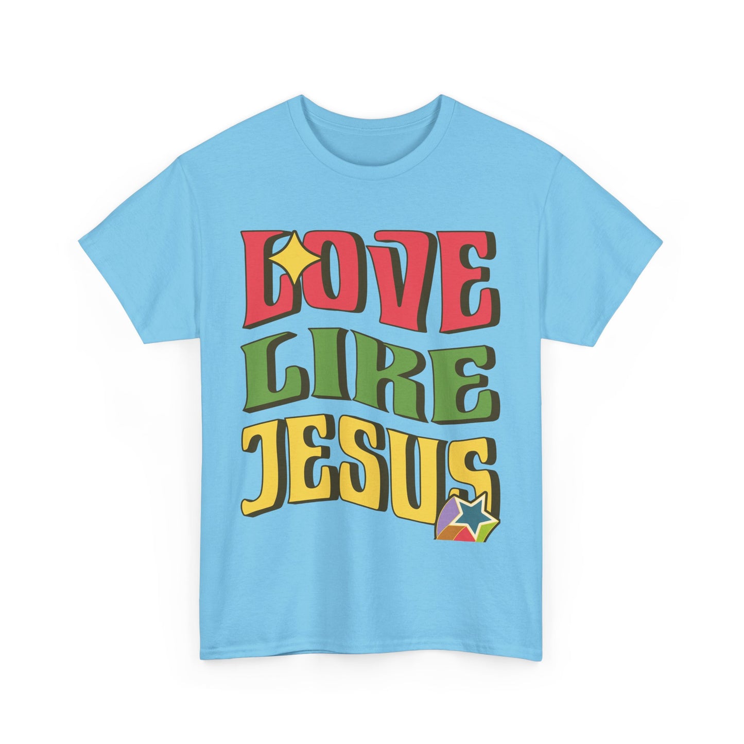 Love Like Jesus Unisex Heavy Cotton Tee - Inspirational Graphic T-Shirt