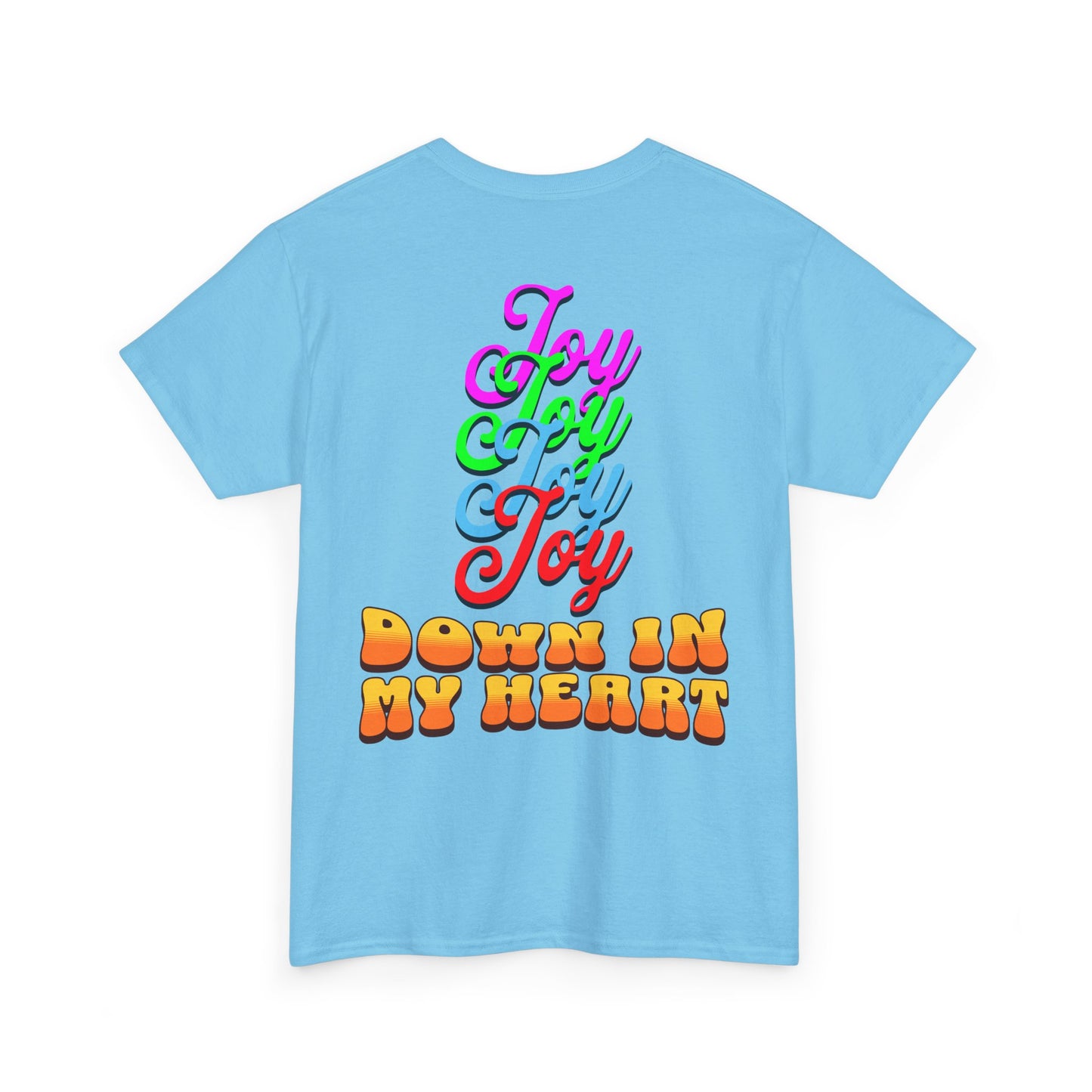 Joyful Unisex Heavy Cotton Tee - Celebrate Happiness with "Joy in My Heart" Design