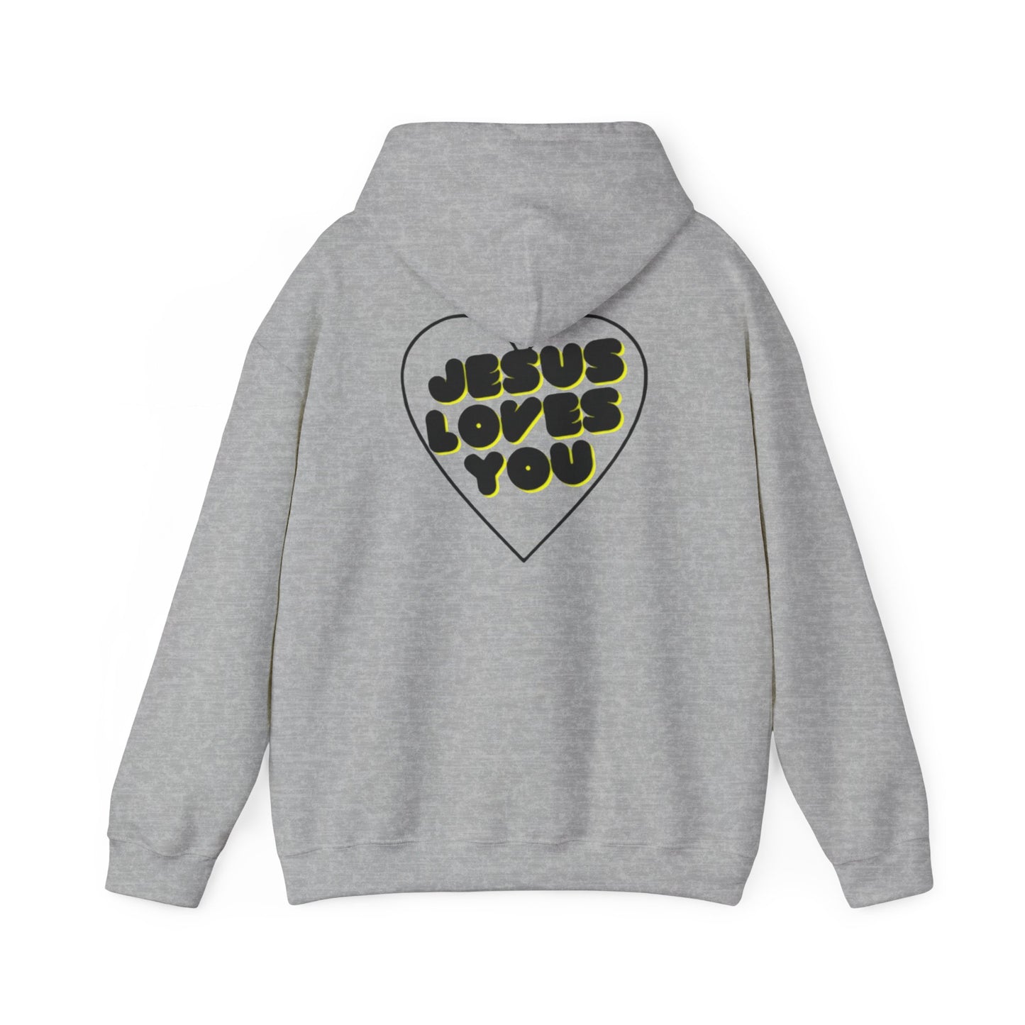 Jesus Loves You Unisex Hooded Sweatshirt - Guest designer Stella