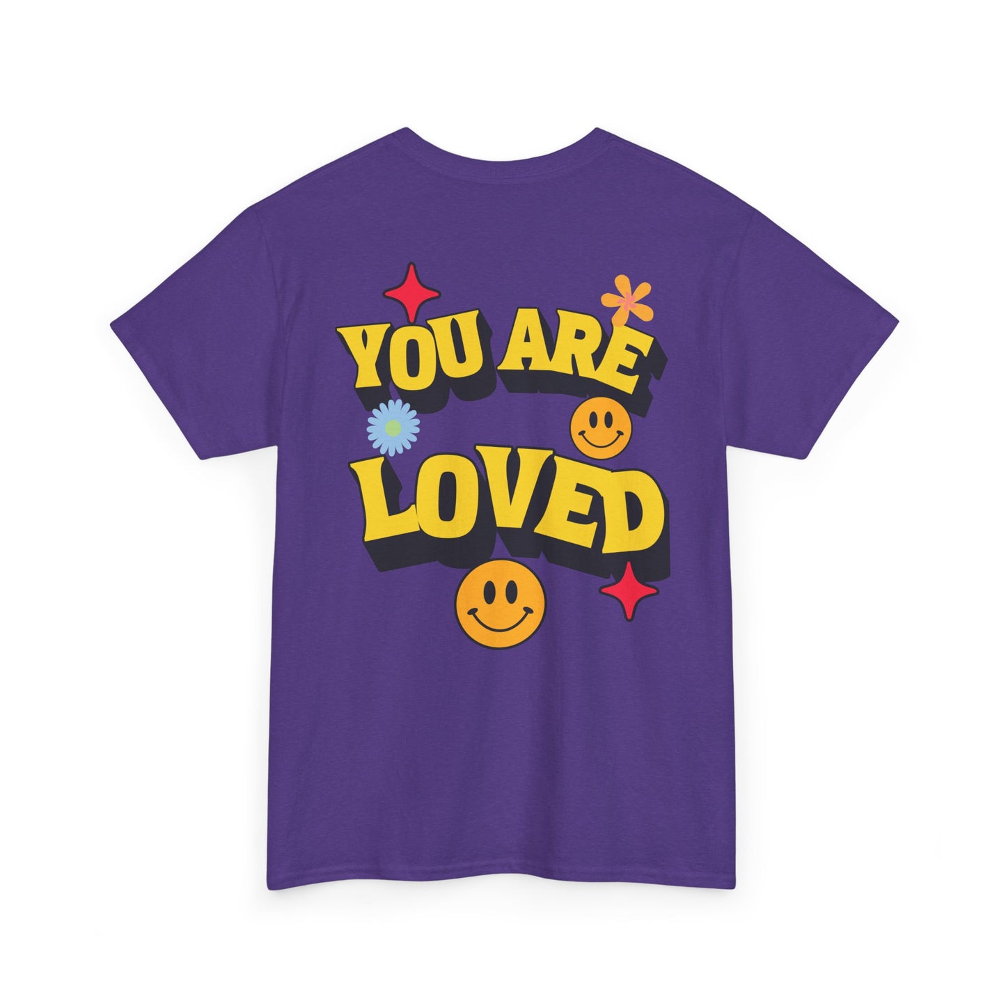 You Are Loved Unisex Heavy Cotton Tee - Positive Vibes T-Shirt