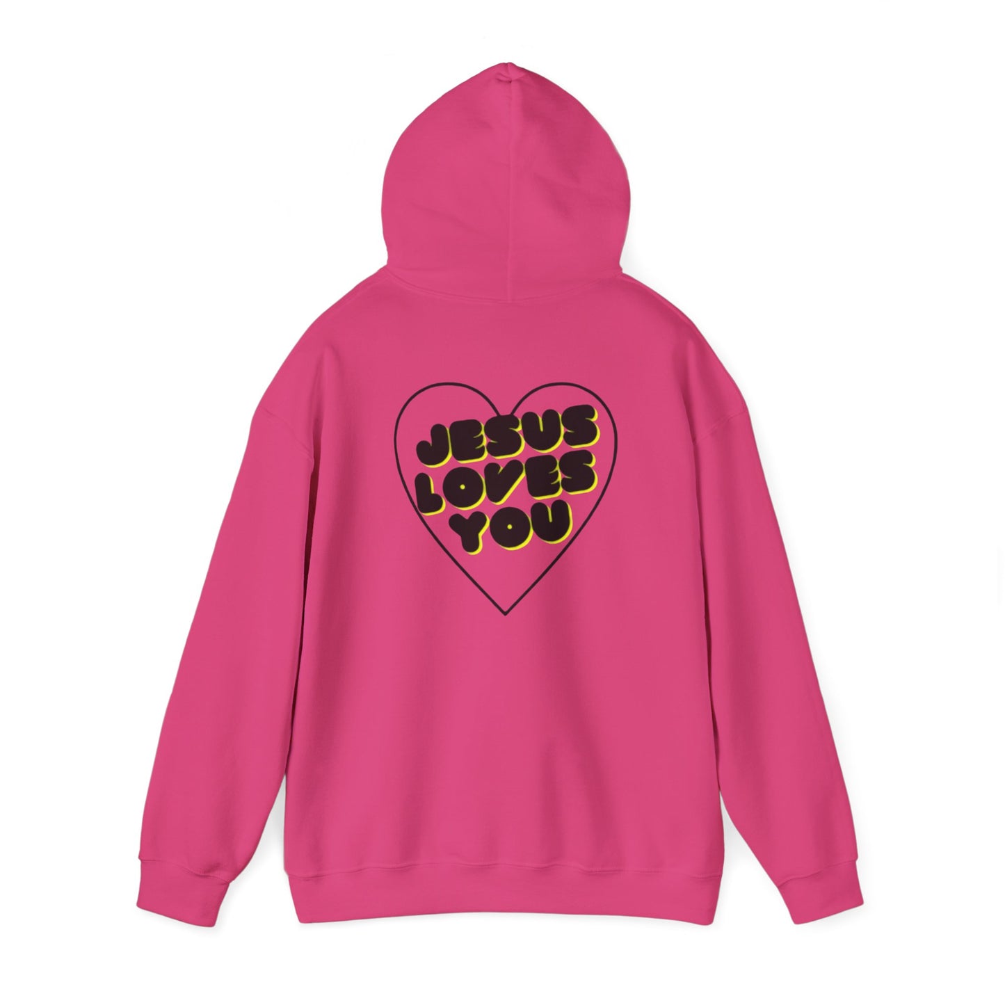 Jesus Loves You Unisex Hooded Sweatshirt - Guest designer Stella