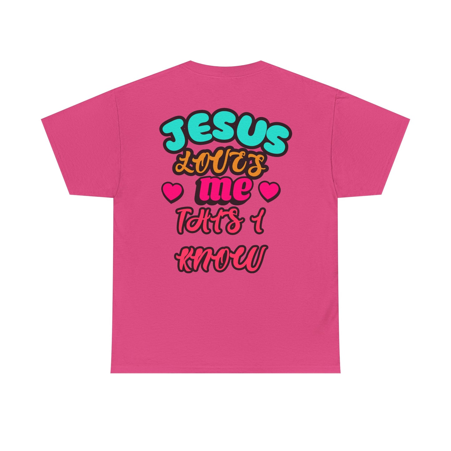 Jesus Loves Me Unisex Heavy Cotton Tee - Faith-Inspired Casual Wear
