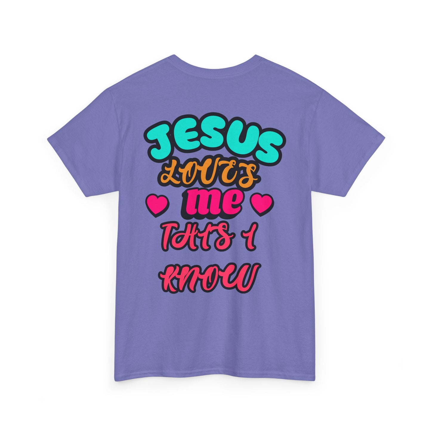 Jesus Loves Me Unisex Heavy Cotton Tee - Faith-Inspired Casual Wear