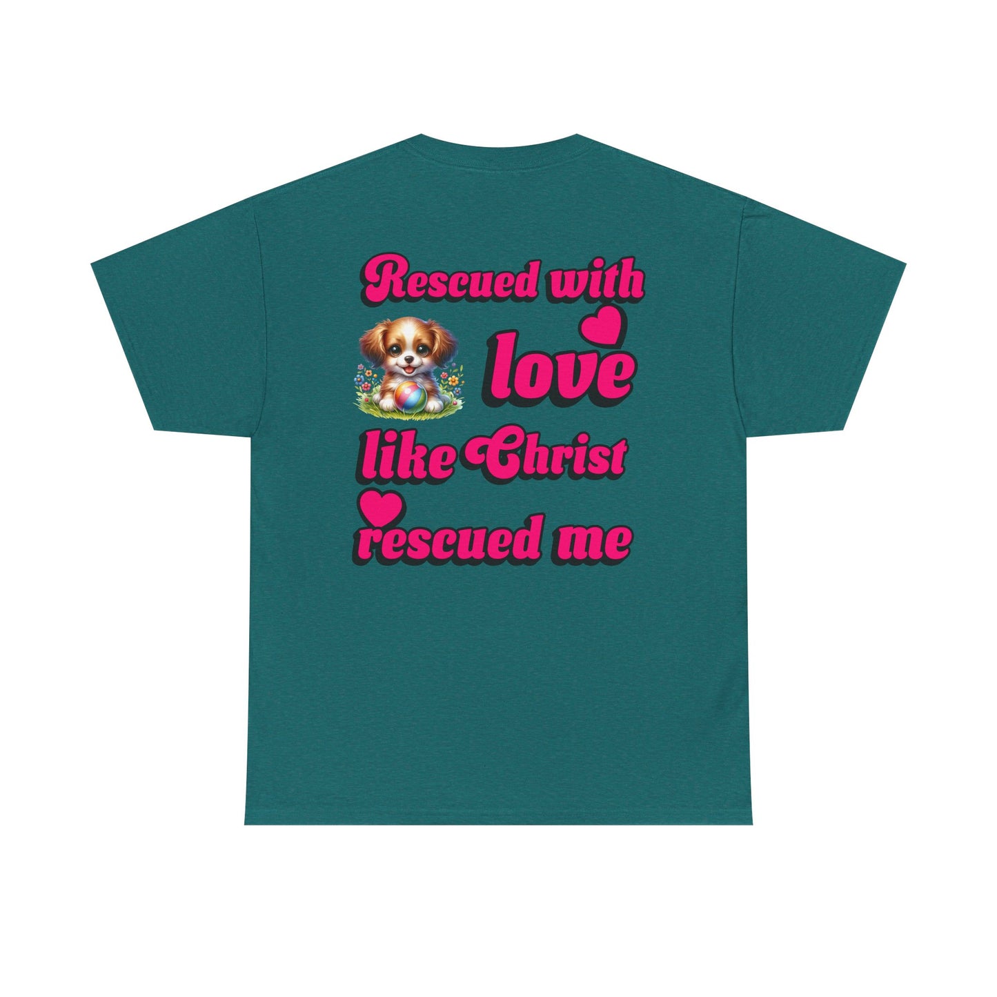 Rescue Love Unisex Heavy Cotton Tee - Celebrate Compassion & Faith