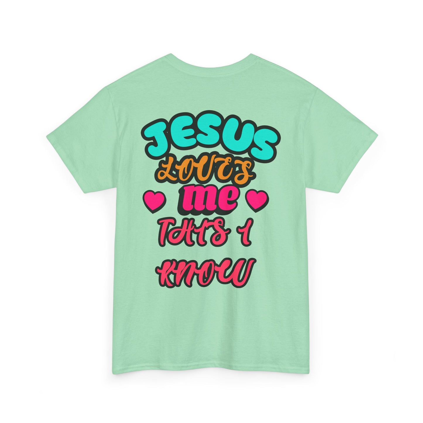 Jesus Loves Me Unisex Heavy Cotton Tee - Faith-Inspired Casual Wear