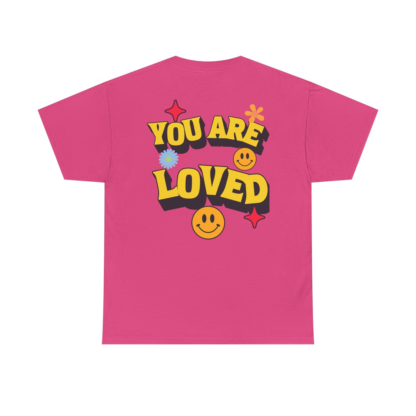 You Are Loved Unisex Heavy Cotton Tee - Positive Vibes T-Shirt