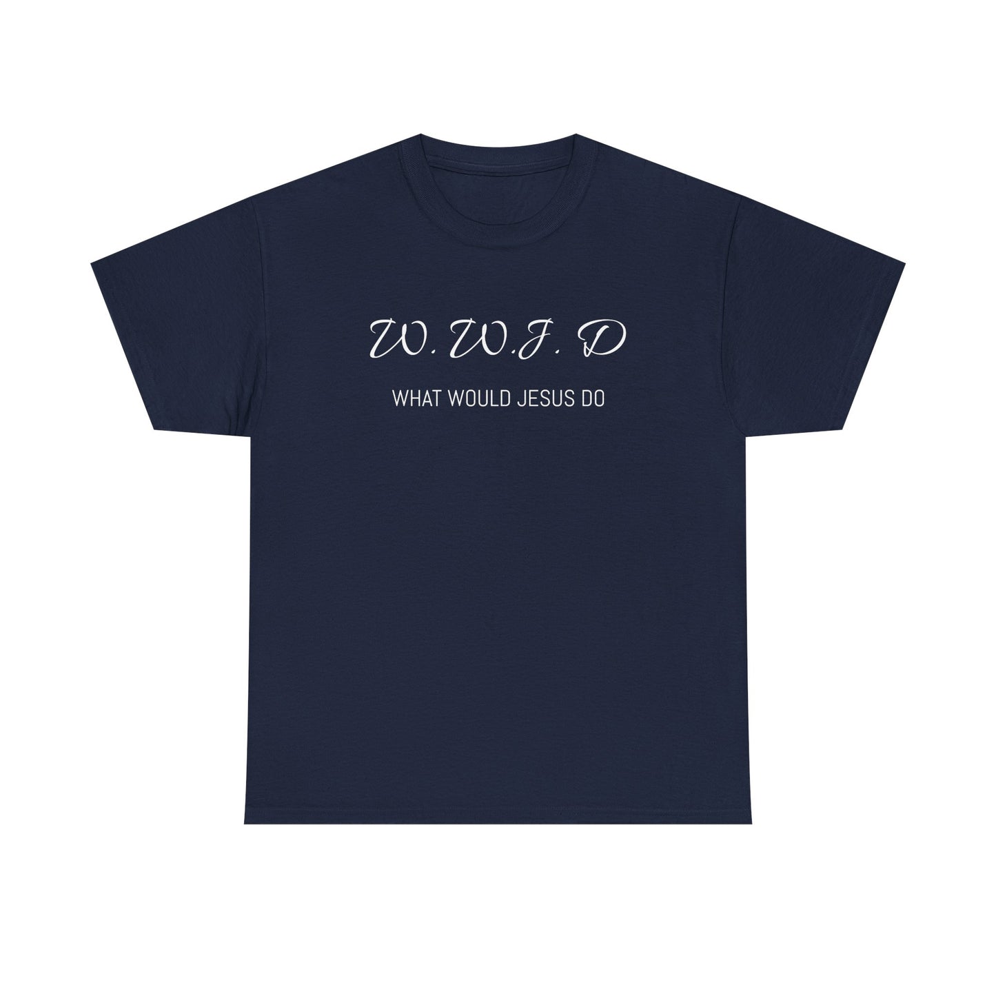 Unisex Heavy Cotton Tee - W.W.J.D. (What Would Jesus Do)