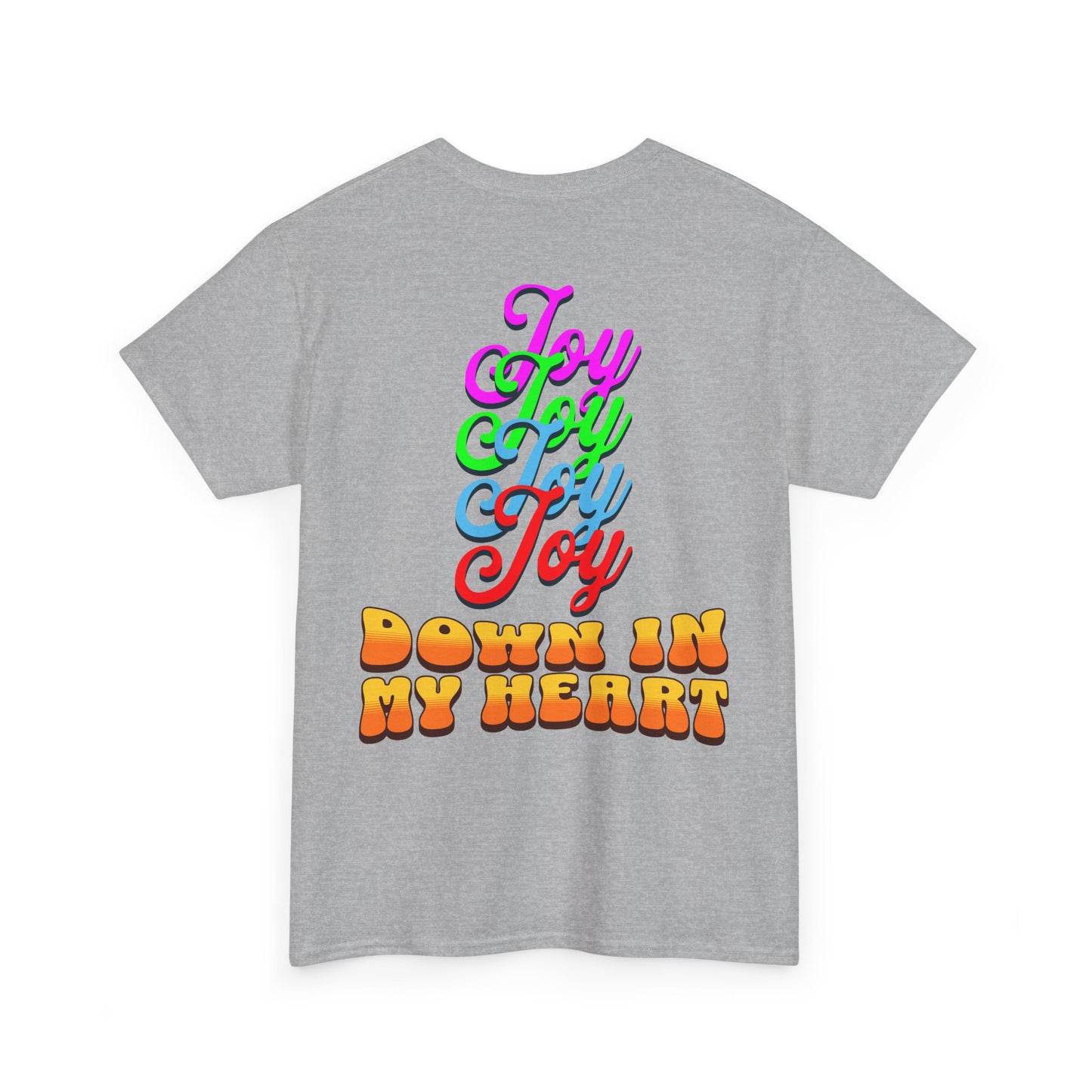 Joyful Unisex Heavy Cotton Tee - Celebrate Happiness with "Joy in My Heart" Design