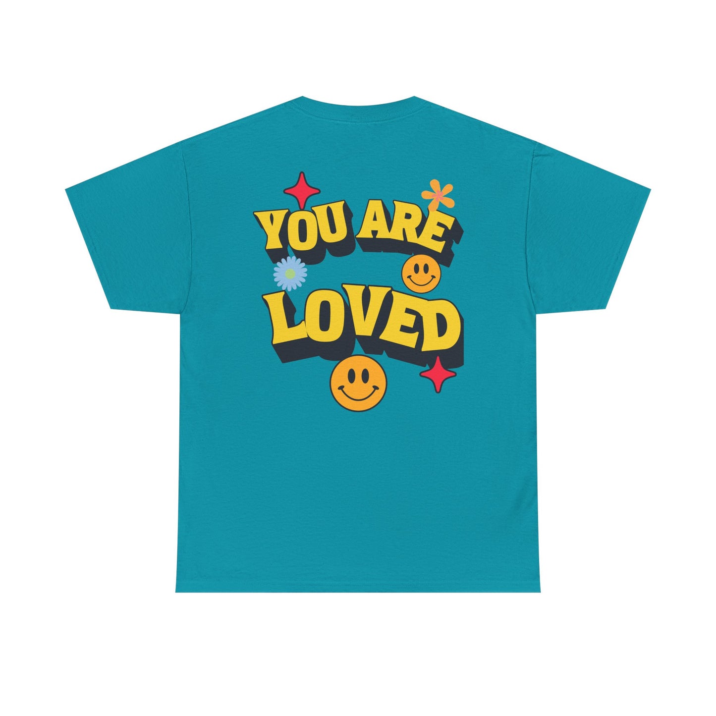 You Are Loved Unisex Heavy Cotton Tee - Positive Vibes T-Shirt