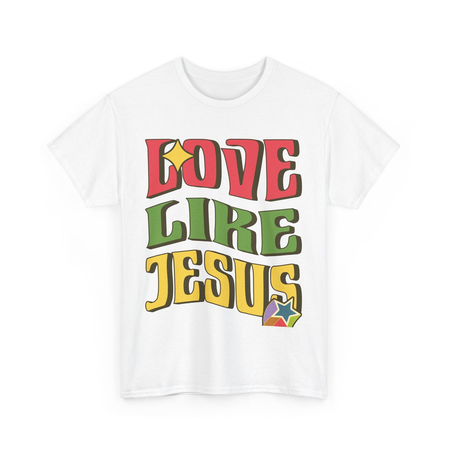 Love Like Jesus Unisex Heavy Cotton Tee - Inspirational Graphic T-Shirt