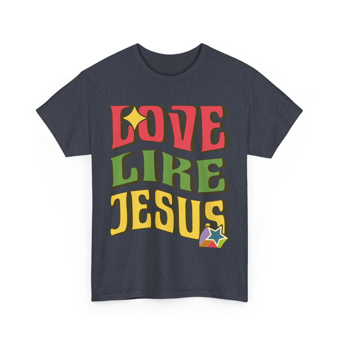 Love Like Jesus Unisex Heavy Cotton Tee - Inspirational Graphic T-Shirt