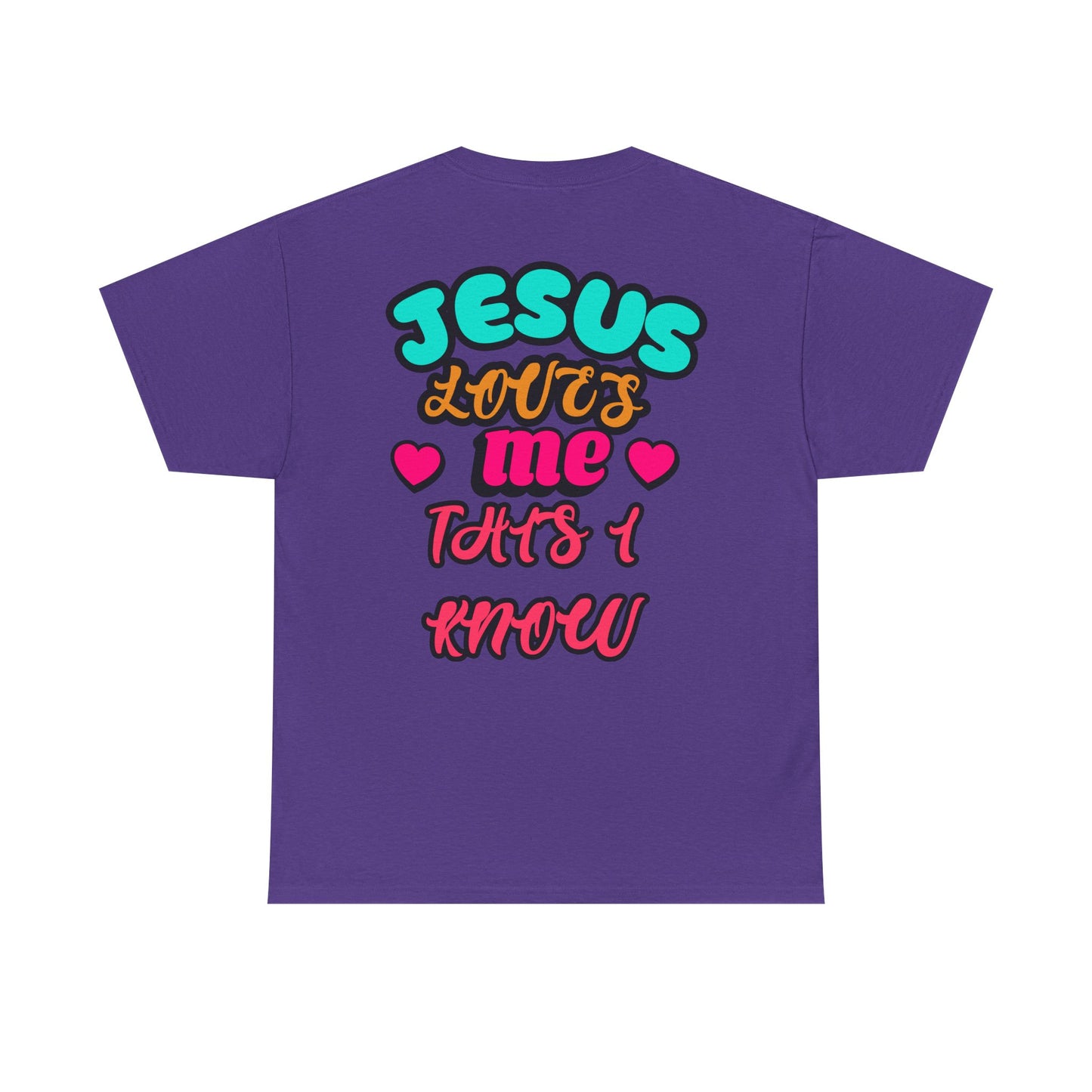 Jesus Loves Me Unisex Heavy Cotton Tee - Faith-Inspired Casual Wear