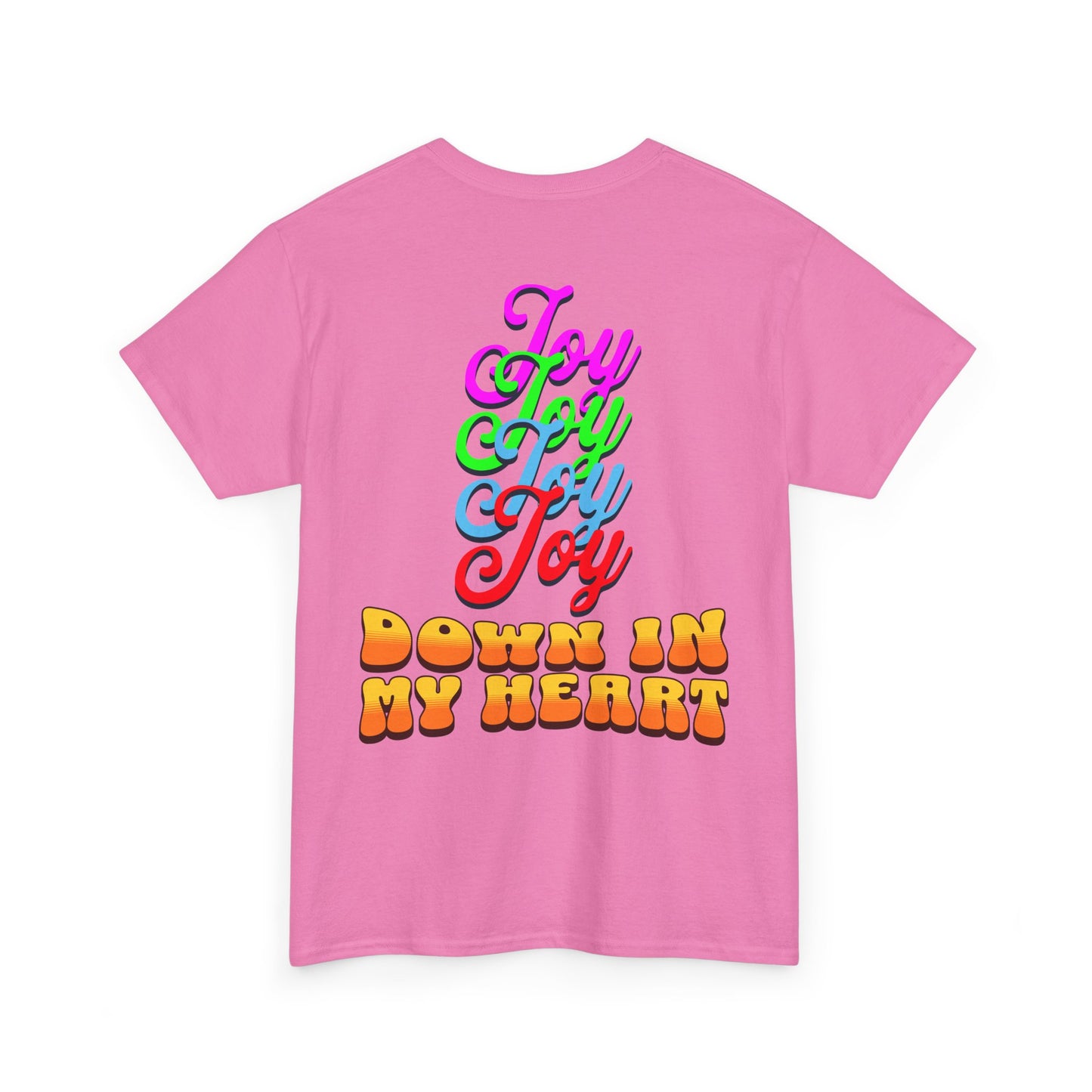 Joyful Unisex Heavy Cotton Tee - Celebrate Happiness with "Joy in My Heart" Design