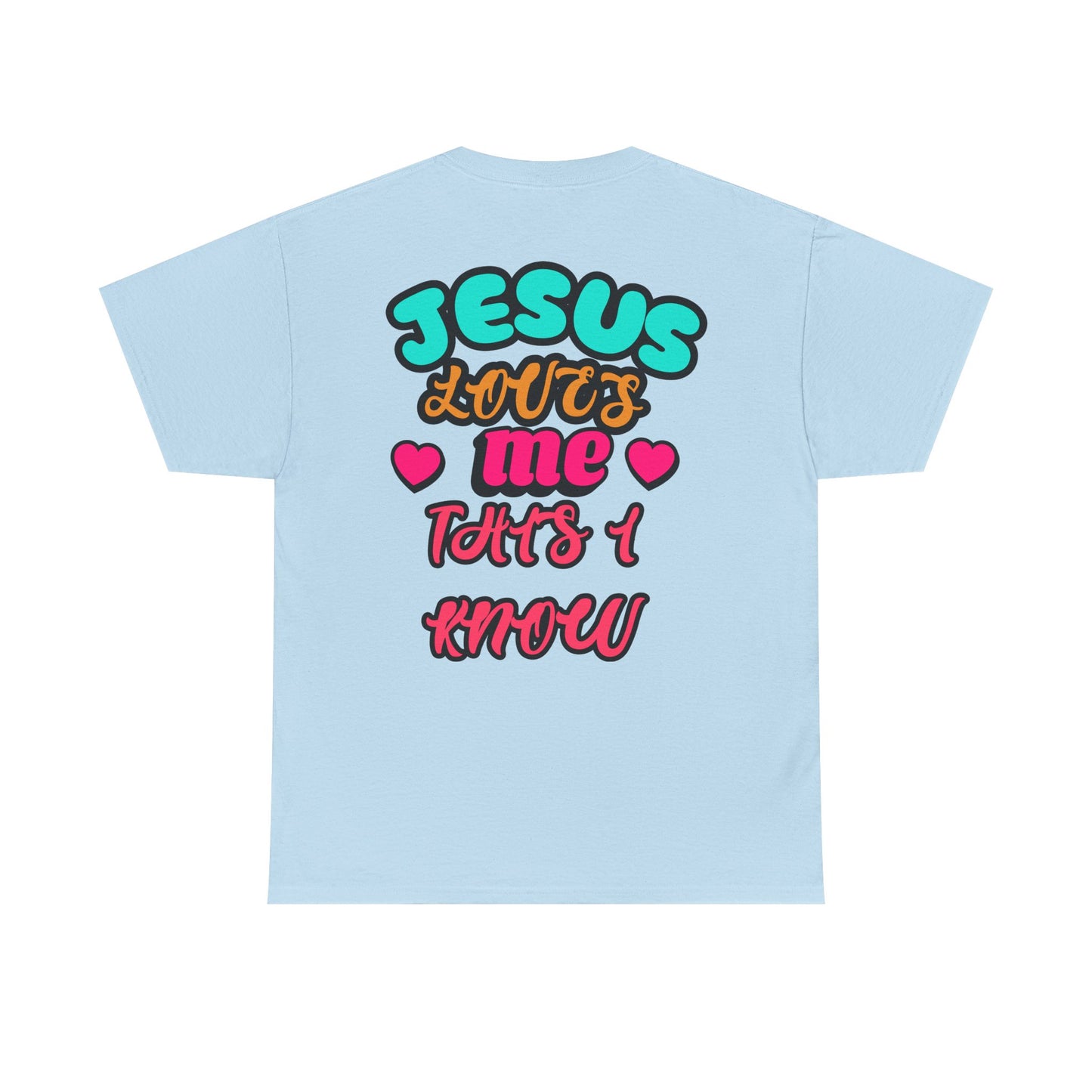 Jesus Loves Me Unisex Heavy Cotton Tee - Faith-Inspired Casual Wear