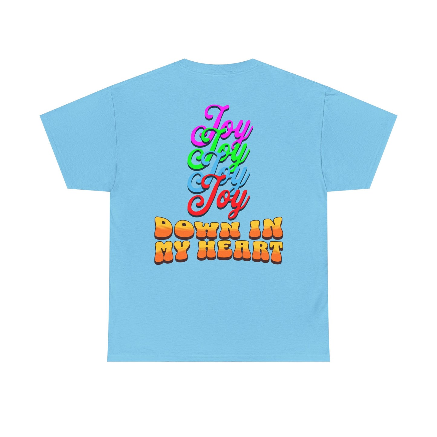Joyful Unisex Heavy Cotton Tee - Celebrate Happiness with "Joy in My Heart" Design