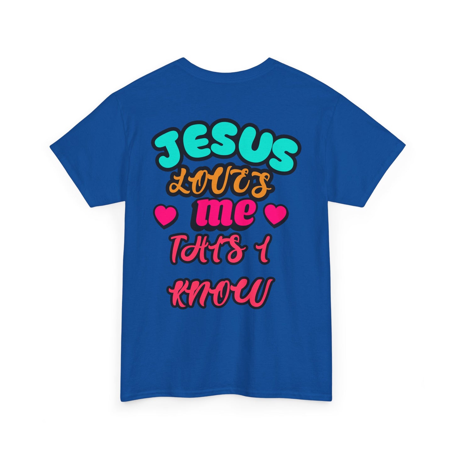 Jesus Loves Me Unisex Heavy Cotton Tee - Faith-Inspired Casual Wear