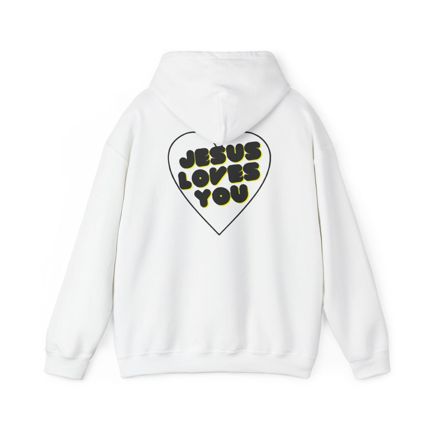 Jesus Loves You Unisex Hooded Sweatshirt - Guest designer Stella