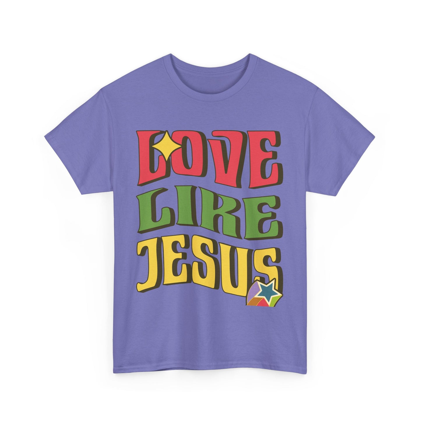 Love Like Jesus Unisex Heavy Cotton Tee - Inspirational Graphic T-Shirt