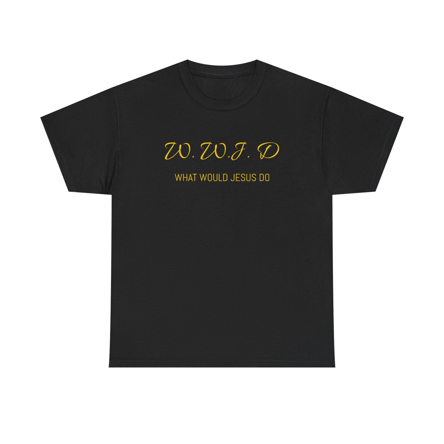 Unisex Heavy Cotton Tee - W.W.J.D. (What Would Jesus Do)