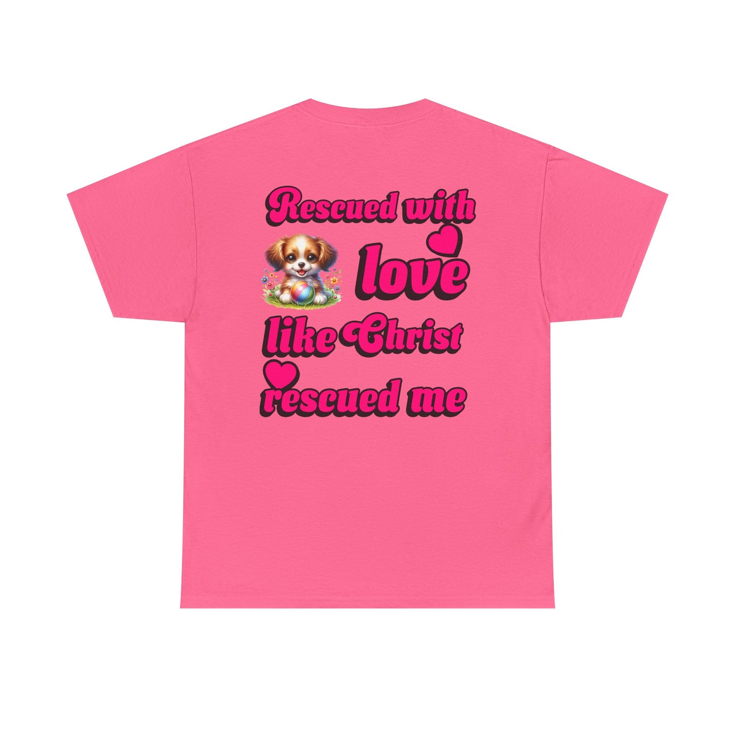 Rescue Love Unisex Heavy Cotton Tee - Celebrate Compassion & Faith