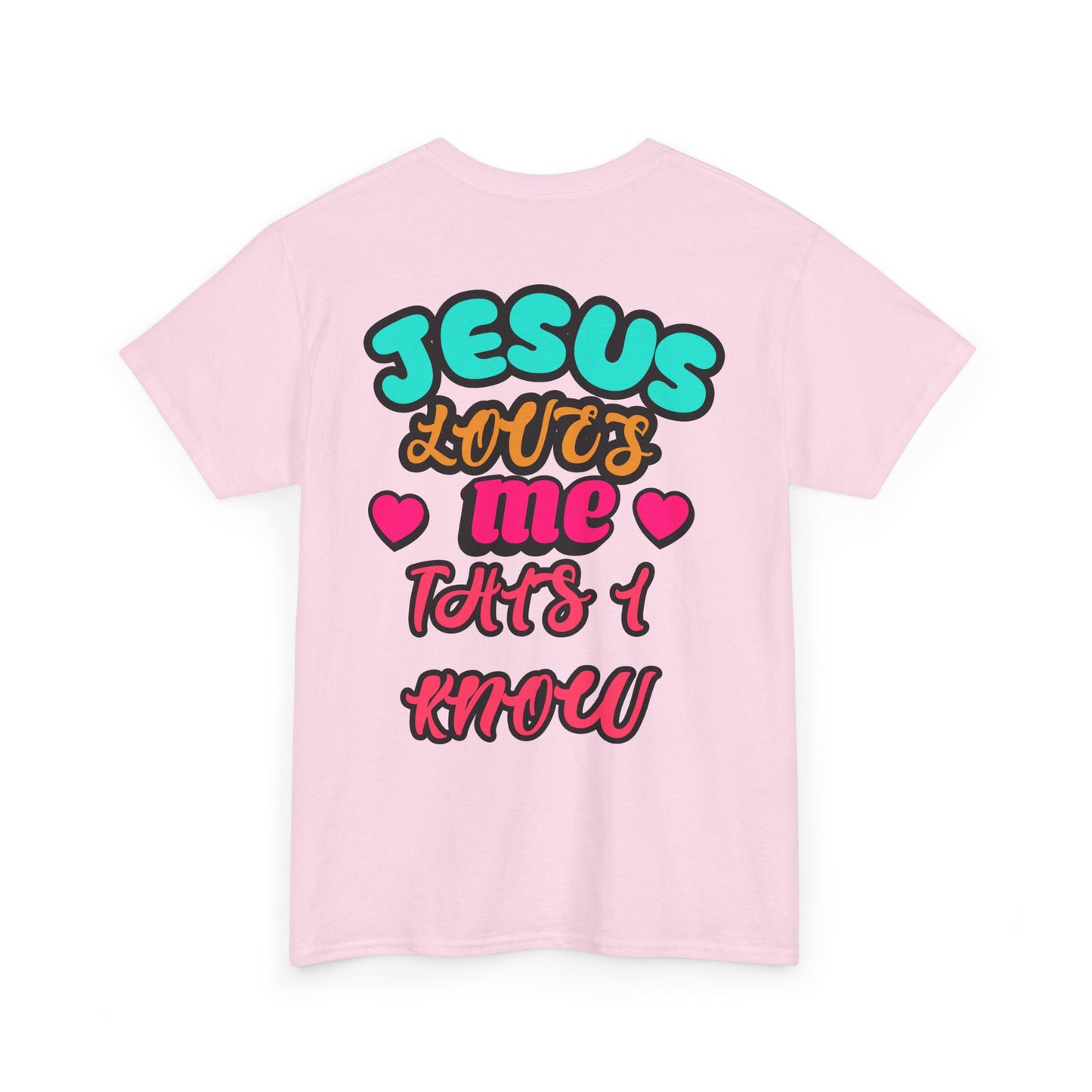 Jesus Loves Me Unisex Heavy Cotton Tee - Faith-Inspired Casual Wear