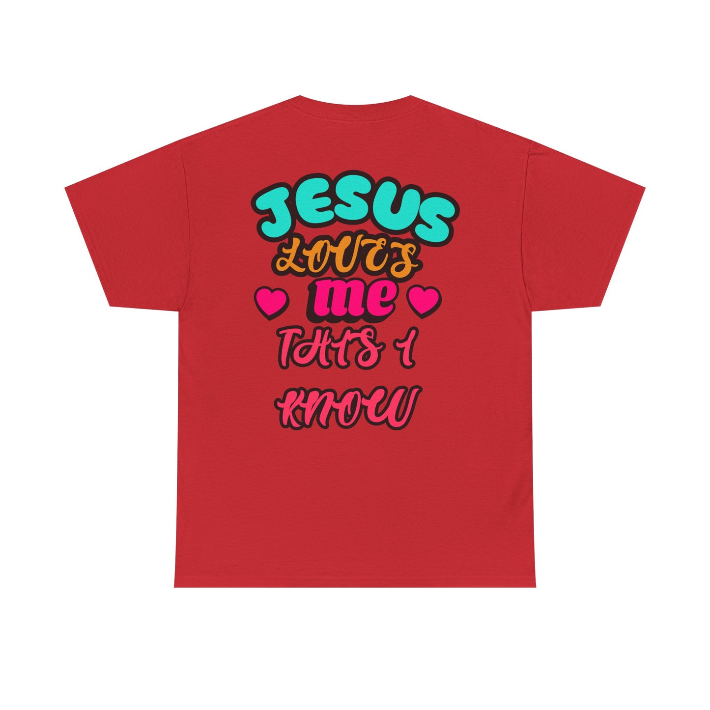 Jesus Loves Me Unisex Heavy Cotton Tee - Faith-Inspired Casual Wear