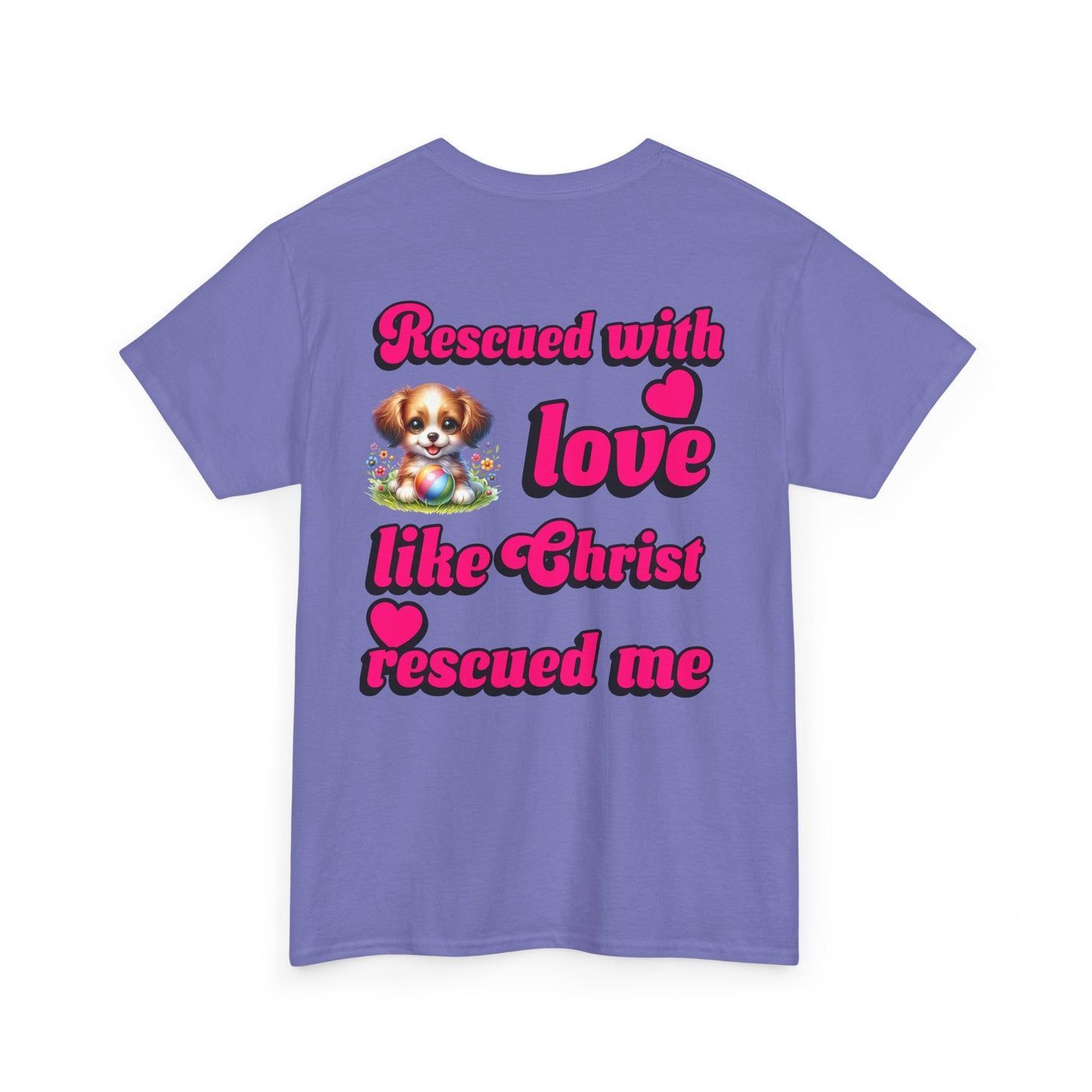 Rescue Love Unisex Heavy Cotton Tee - Celebrate Compassion & Faith