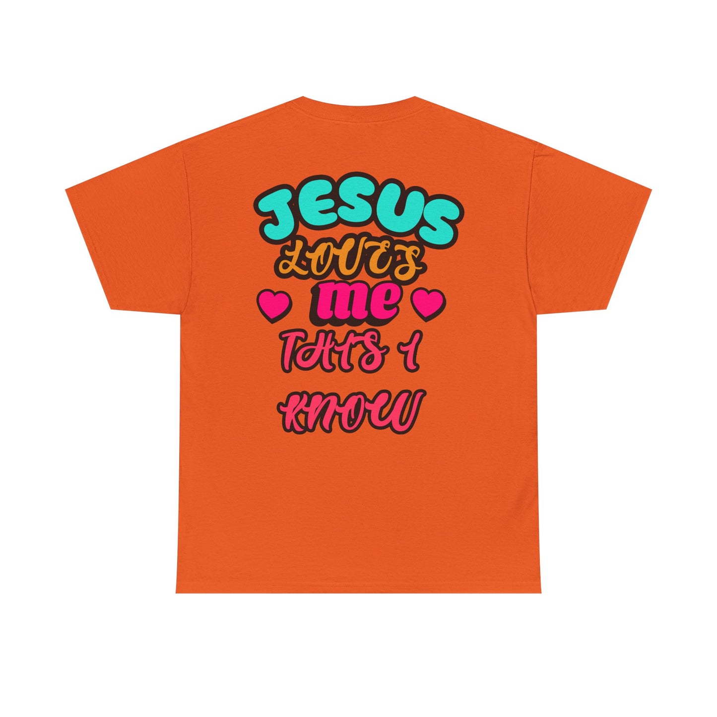 Jesus Loves Me Unisex Heavy Cotton Tee - Faith-Inspired Casual Wear