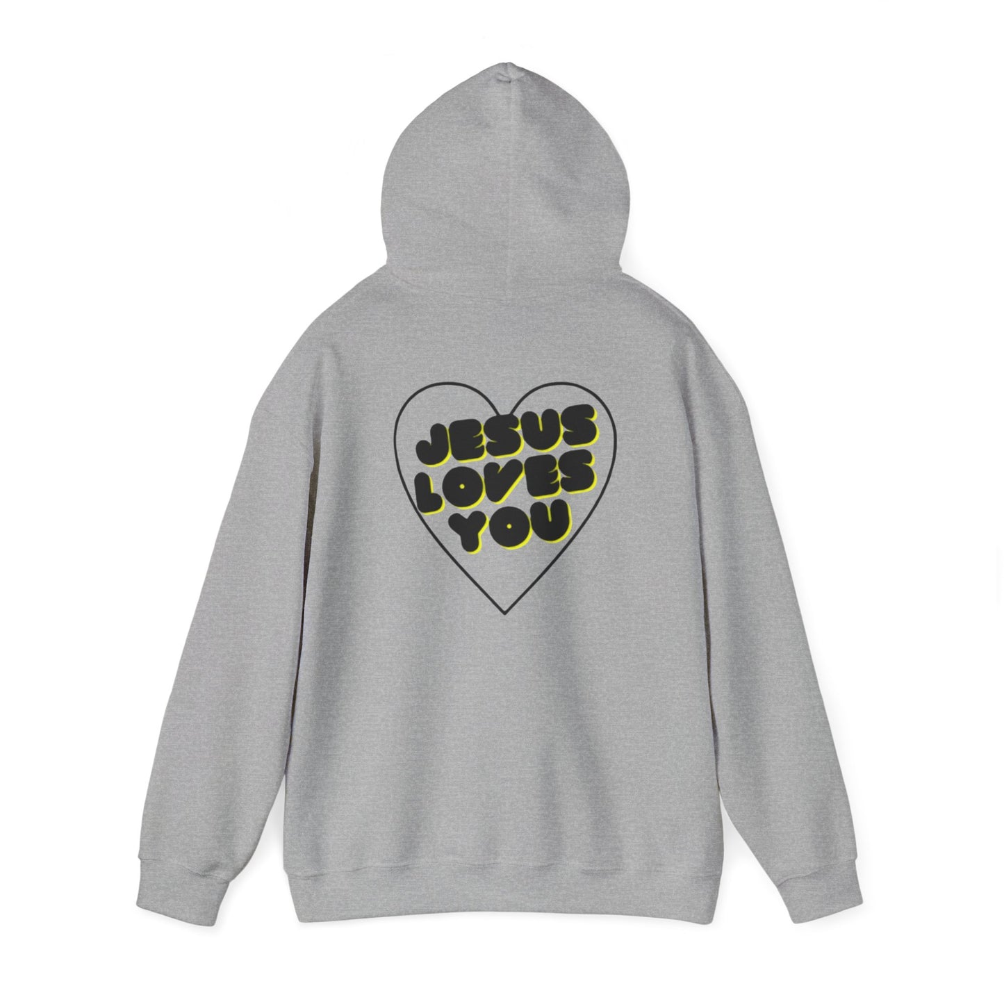 Jesus Loves You Unisex Hooded Sweatshirt - Guest designer Stella