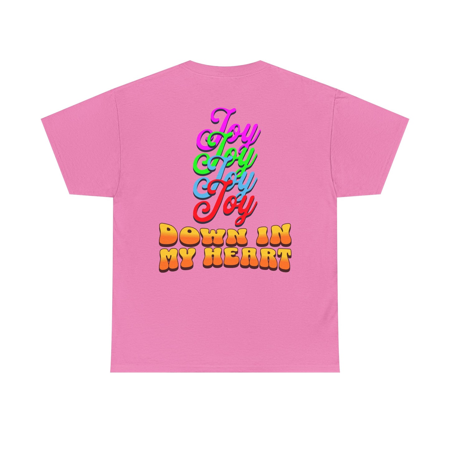 Joyful Unisex Heavy Cotton Tee - Celebrate Happiness with "Joy in My Heart" Design