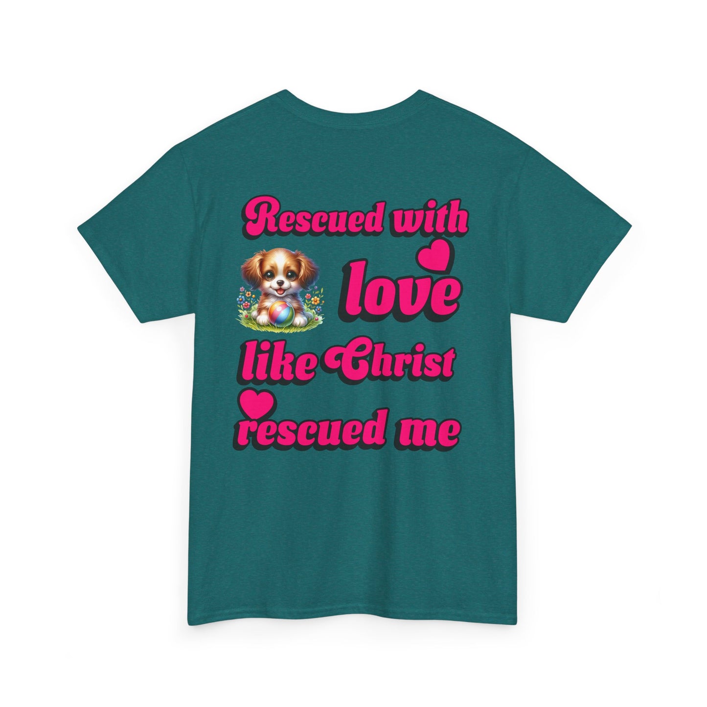 Rescue Love Unisex Heavy Cotton Tee - Celebrate Compassion & Faith