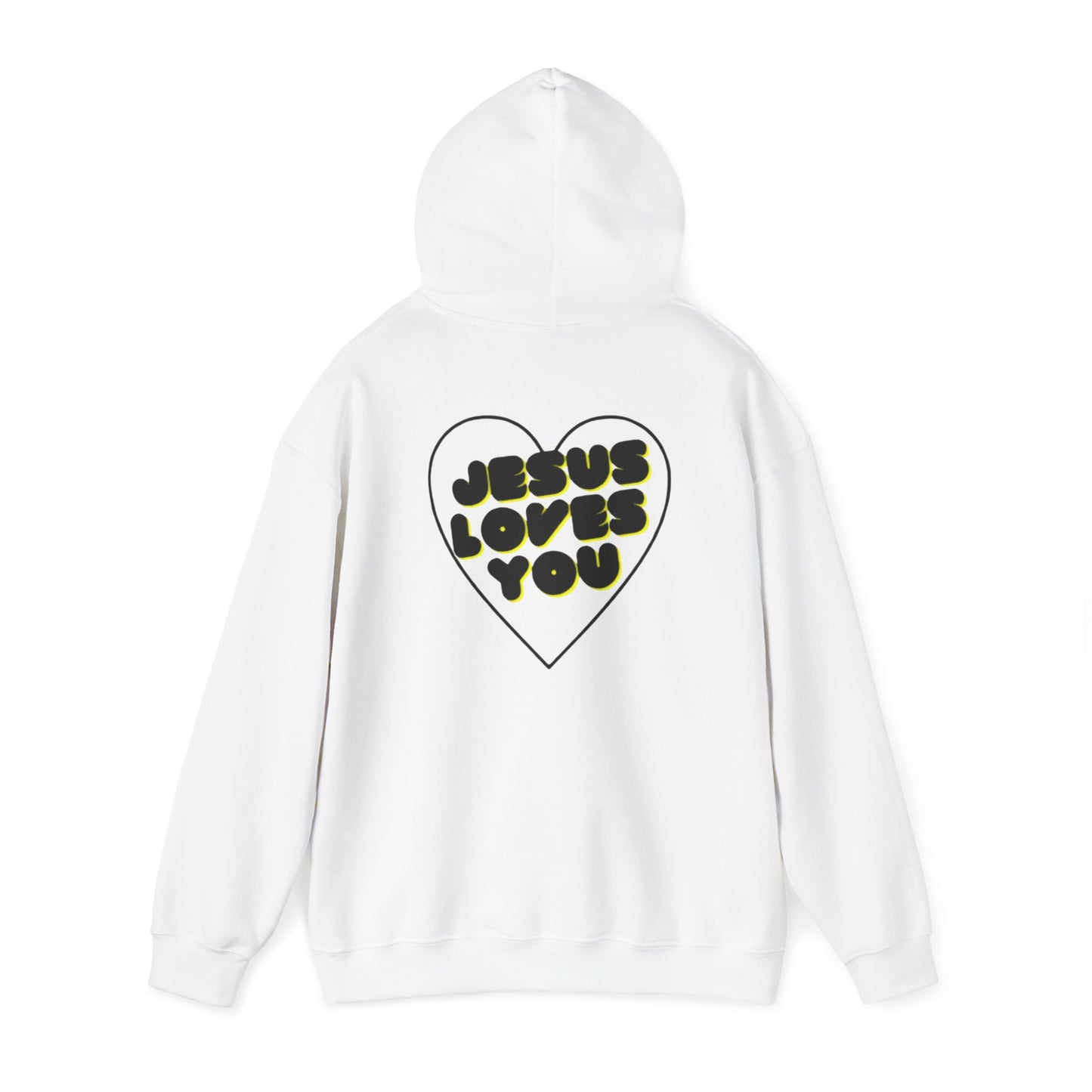 Jesus Loves You Unisex Hooded Sweatshirt - Guest designer Stella