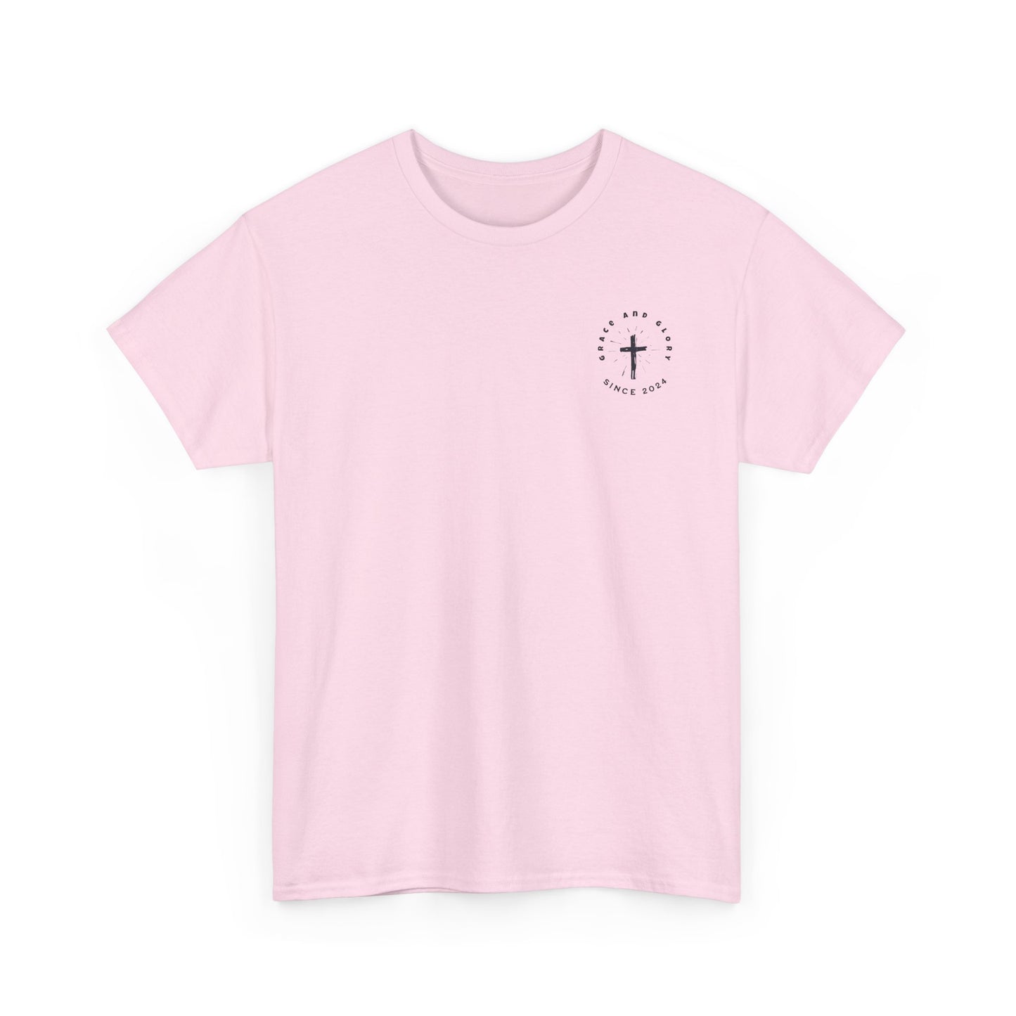 Inspirational Unisex Heavy Cotton Tee – "God Has A Plan For You"